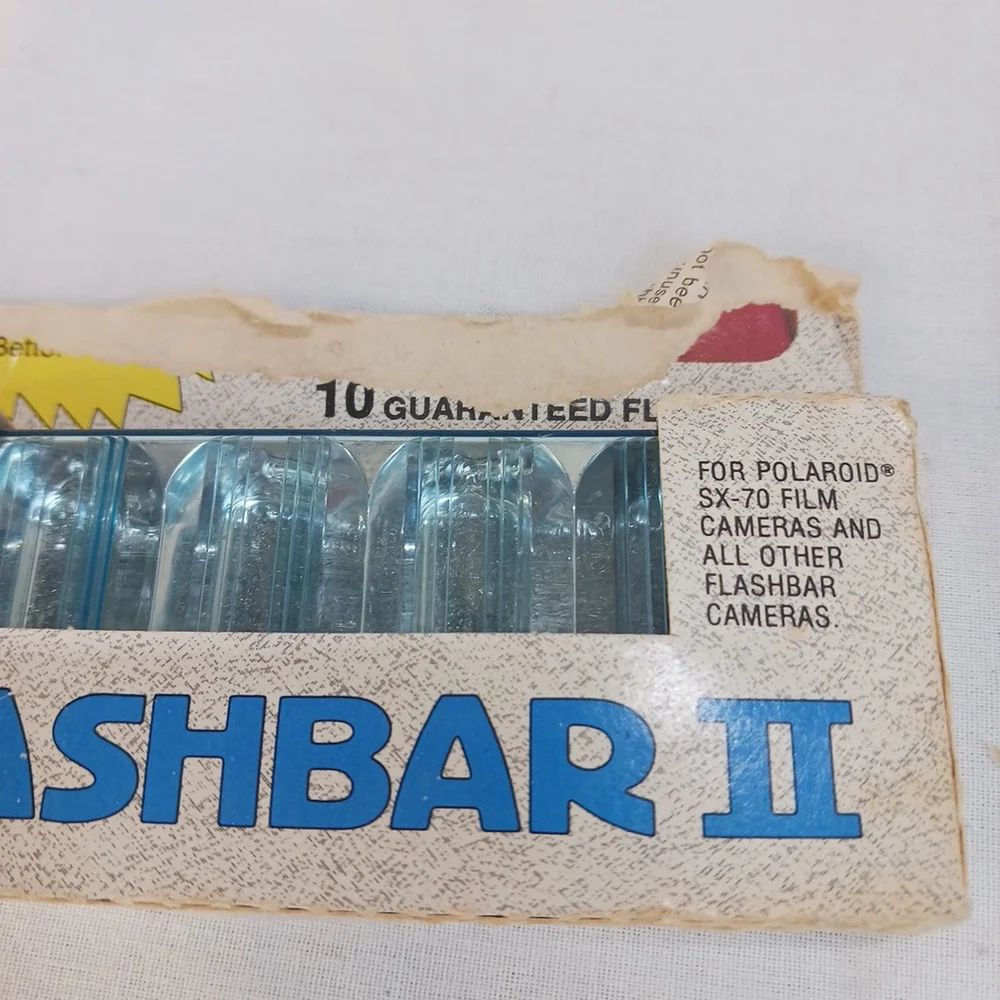 Vintage GE Flash Bar II Polaroid Sylvania SX70 Sealed